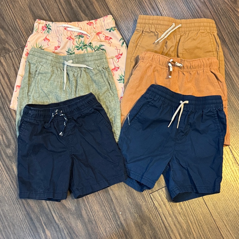 Kids Assorted Color Shorts Set